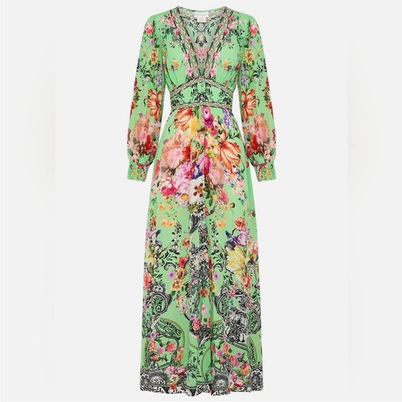 Camilla Green Floral Maxi Dress - Picture 2 of 11